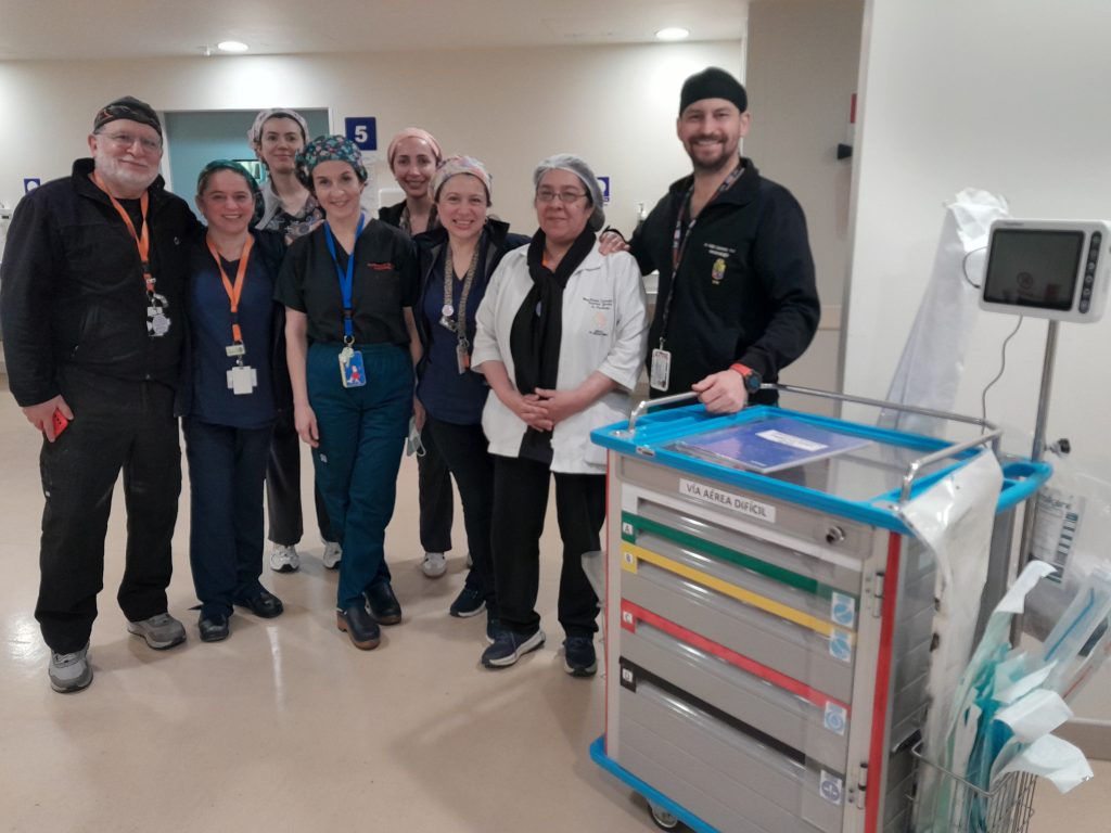 Hospital Dr. Gustavo Fricke implementa carro de vía aérea difícil para pabellones quirúrgicos